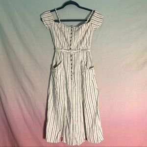 Stripped off the shoulder dress